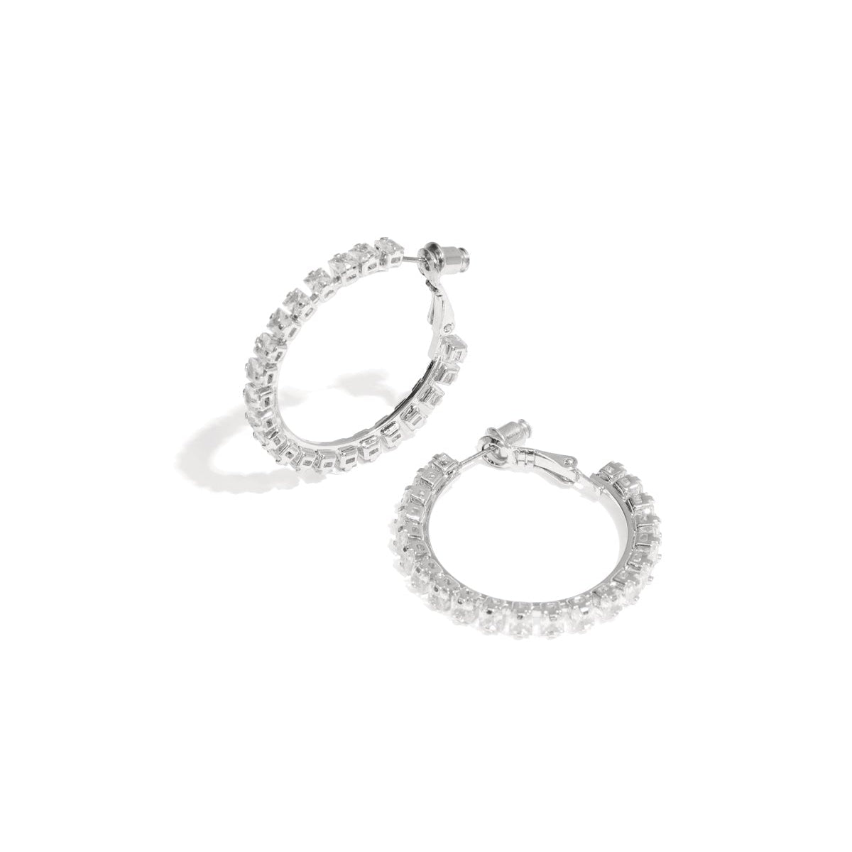 Sparkly Hoop Earrings