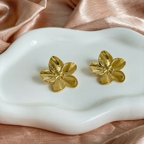 Floral Statement Earrings