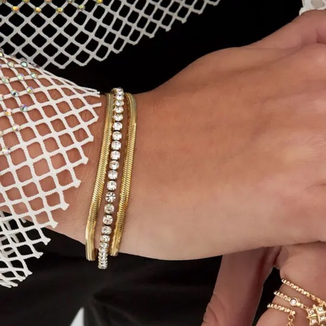 Triple Layer Bling Bracelet