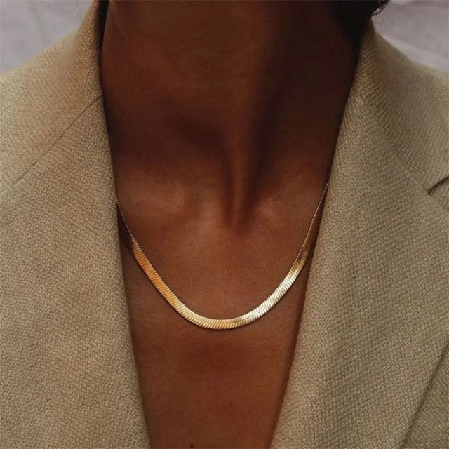 Flat Link Necklace