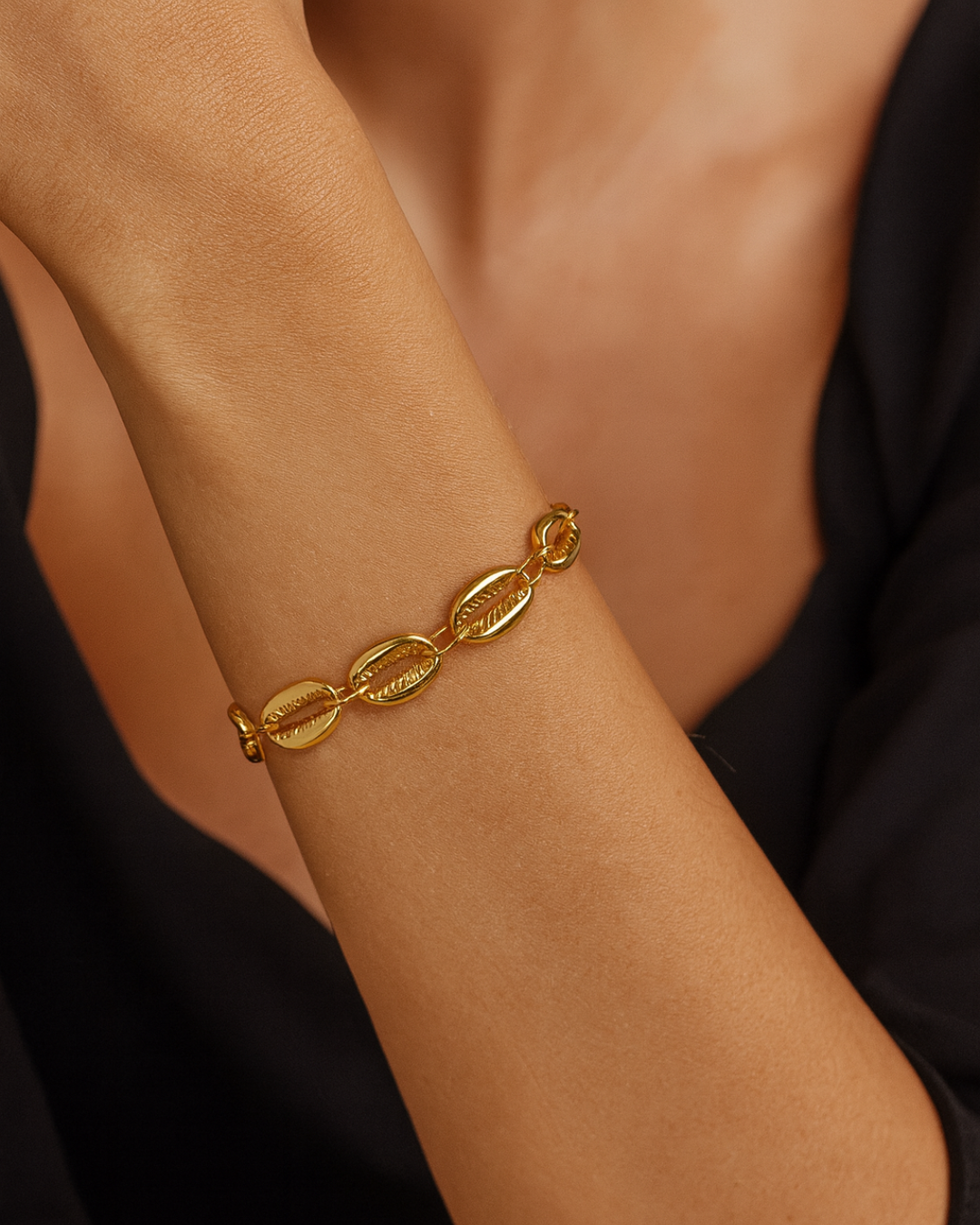 Seashell Gold Bracelet