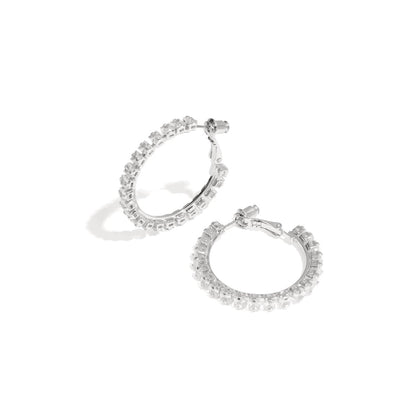 Sparkly Hoop Earrings 