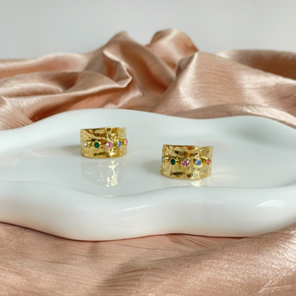 Kleurrijke statement ring