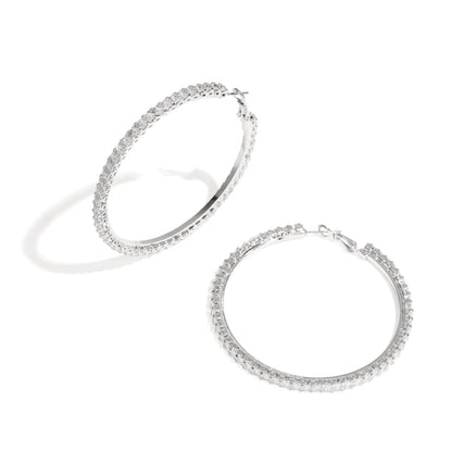 Sparkly Hoop Earrings 