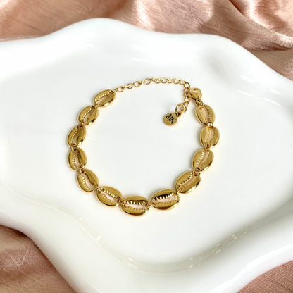 Armband met schelpen
