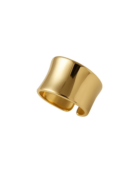 Flat Gold Ring